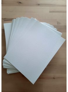 Papír (A4) hátlap bőrprégelt fehér(100db/doboz)