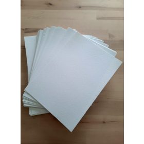 Papír (A4) hátlap bőrprégelt fehér