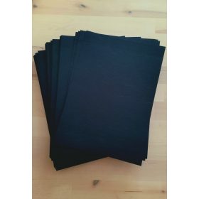 Papír (A4) hátlap bőrprégelt fekete 