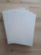 Fényes papír (A4) hátlap fehér 