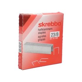 Skrebba tűzőkapocs 23/8 (1000)