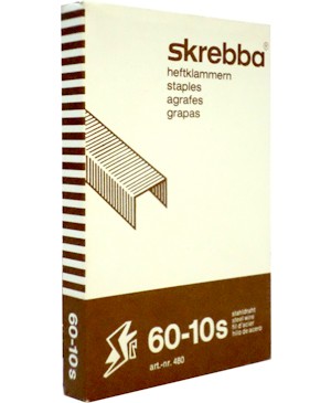Skrebba tűzőkapocs 60/10s (1000)